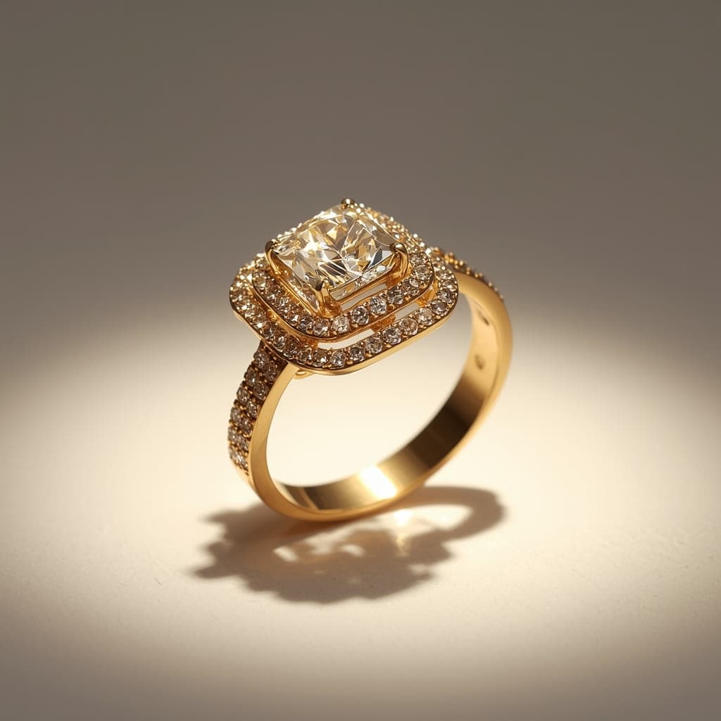 Elegant 22K Gold Classic Ring